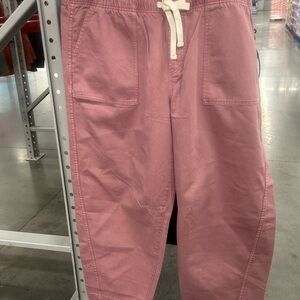 Gap pull on barrel pants pink nwt